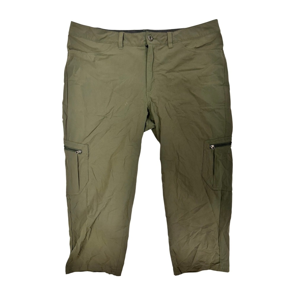 Patagonia Tribune Capris Womens 14 Green Hiking Cargo Pants